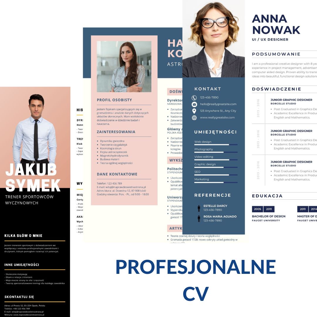 Profesjonalne CV